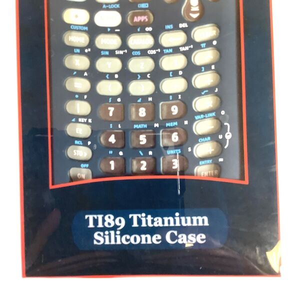 Guerrilla Silicone Case Texas Instruments TI 89 Titanium Graphing Calculator Blu - Picture 2 of 3